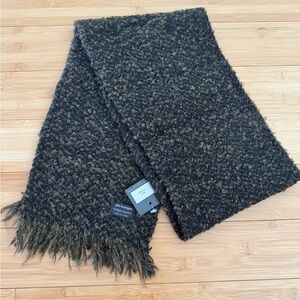 New! John branigan branigan weavers Textured green Wool blend scarf